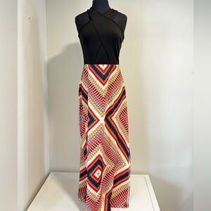 South moon under abbeline Geometric Maxi dress